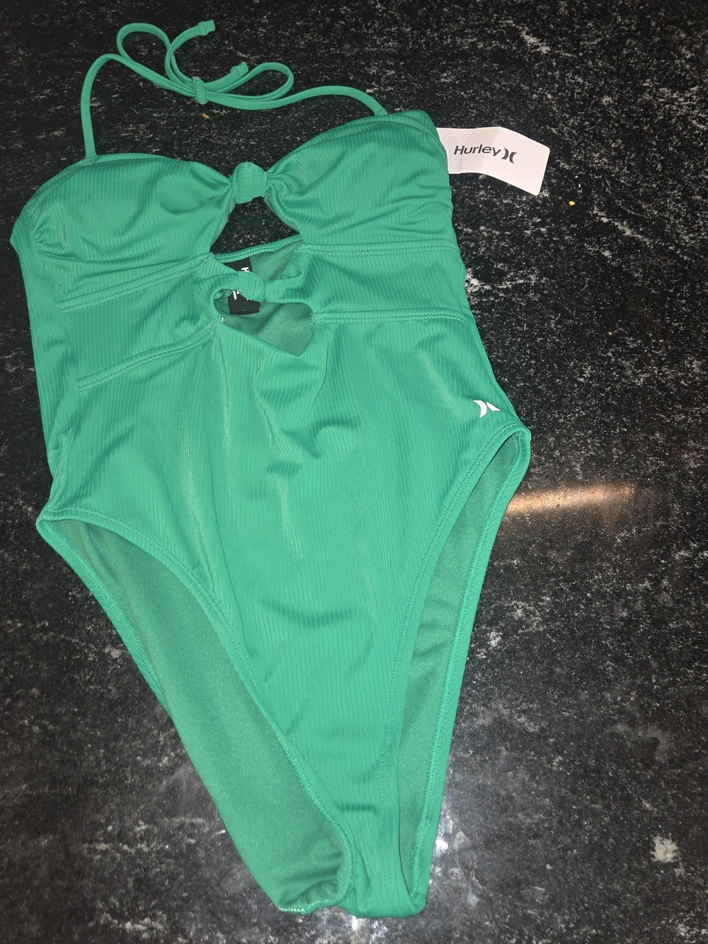 Hurley Emerald Green One-Piece Swimsuit